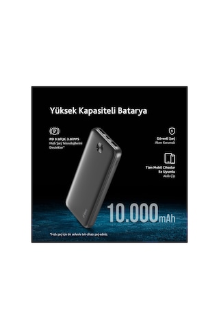 Ttec Recharger 10.000mah Taşınabilir Şarj Aleti/powerbank 2bb234 Siyah