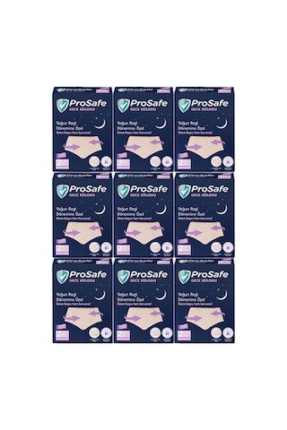 Prosafe Gece Külodu Yoğun Regl Dönemine Özel 9 Paket 18 Adet