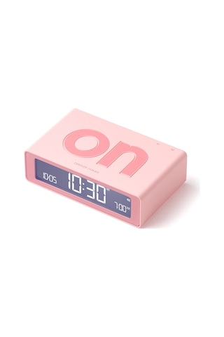 Lexon Flip Mini Şarj Edilebilir Alarm Saat Pembe