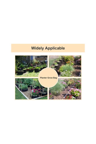 Yifomall 100 Galon Yeşil Dairesel Bitki Büyüme Çantası - Nokta Dokulu Bezyağlı, Hava Geçirgen, Kök Sağlığı Ve Bitki Gelişimi İçin Uygun