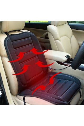 Yifomall 12v Araba Isıtmalı Koltuk Örtüsü - Tekli, Kaymaz Tasarım, Hızlı Isınma, Güvenli Bağlantı