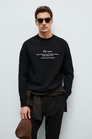 Lufian Cole Erkek Sweatshirt Siyah Siyah 112030199100100
