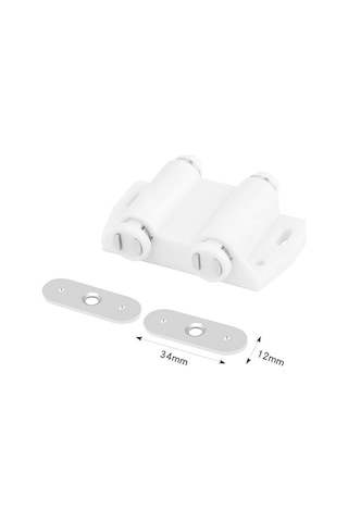 Ulzyvf Siyah Rebounder Otomatik Mıknatıs Çift Anahtarı Açılımlı On