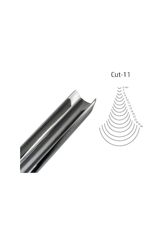 Kırschen Two Cherries Düz Tip Geniş Oluklu Iskarpela 12 Mm Cut11 3111012