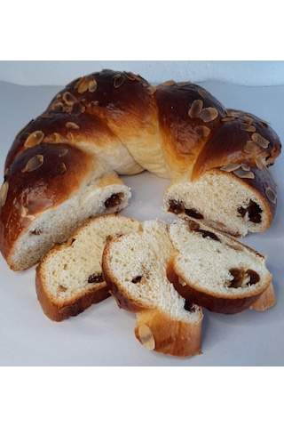 Seymen Üzümlü Bademli Yuvalı Paskalya Çöreği 1200 G
