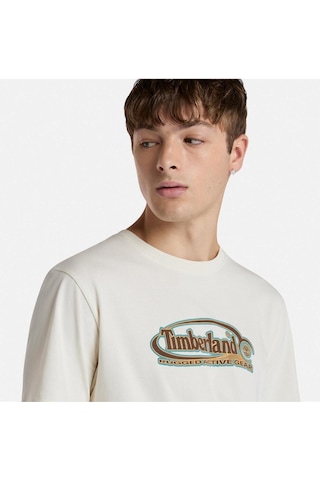 Timberland Erkek Tişört-tb0a6djycm91 Beyaz