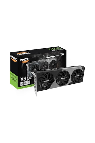 Inno3D GeForce RTX5070 N50703-12D7X-195064L x3 OC 12 GB GDDR7 192 Bit Ekran Kartı