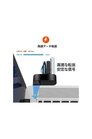 Usb Hub 3 Bağlantı Noktası Usb 2.0 Combo Hub Bus Powered Rotatableable Usb Hub Usb Port Hızlı Taşıma Hub Kompakt Ve