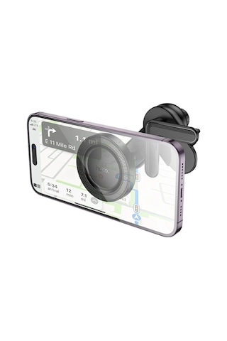 Hoco. H57 Show Araç Carplay Ekranına Sabitlenen Manyetik Telefon Tutucu - Siyah