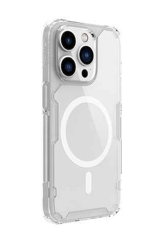Nillkin Apple Uyumlu iPhone 14 Pro Max Magsafe Özellikli Nature Tpu Pro Kapak Şeffaf