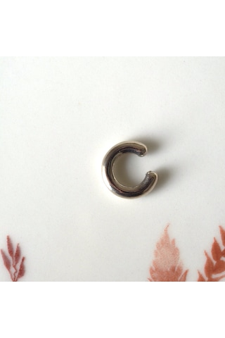 Silver Renk Delik Gerektirmeyen Düz Earcuff Kıkırdak Küpesi Renkli