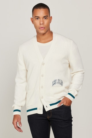 Regular Fit Normal Kesim Tam Düğmeli Ekru Triko Hırka L83XCNQ Ekru