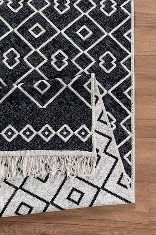 Arya Vl Çift Taraflı,katlanabilir,yıkanabilir,yüksek Kalite Pamuk Salon,oturma Odası,balkon Kilim Krem-antrasit 3