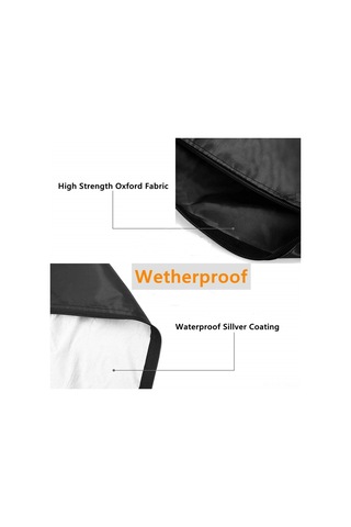 Geeksen Siyah 68 İnç Su Geçirmez Dış Mekan Yastık Depolama Çantası Kolle Ve Reçme Özellikli