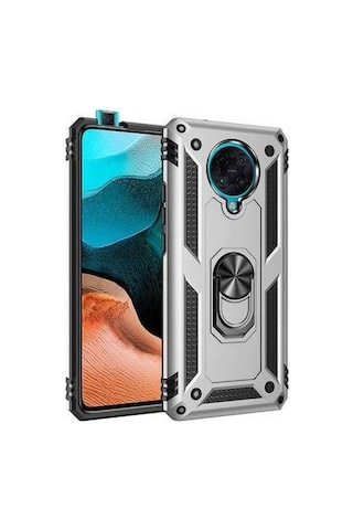 Xiaomi Poco F2 Pro Kılıf Zore Vega Silikon Siyah