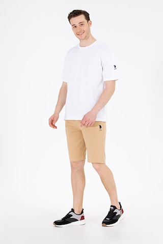 U.S. Polo Assn. Erkek Camel Örme Şort 50263258-vr015 Çok Renkli