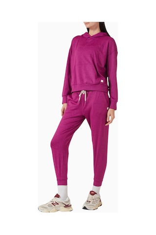 Vuori Halo Modern Hoodie, Dreamknit Rahat Ve Şık Günlük Sweatshirt Pembe