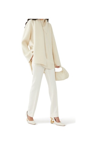 Toteme Düşük Bel Slim Pantolon Creme