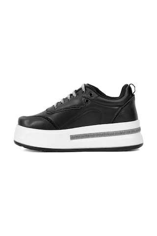 Elit Ysflt319c Kadın Klasik Sneaker Siyah - Beyaz Siyah - Beyaz