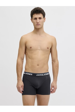 Jack & Jones Erkek 3'lü Boxer Paketi - Timothy - 12291495 Dark Navy