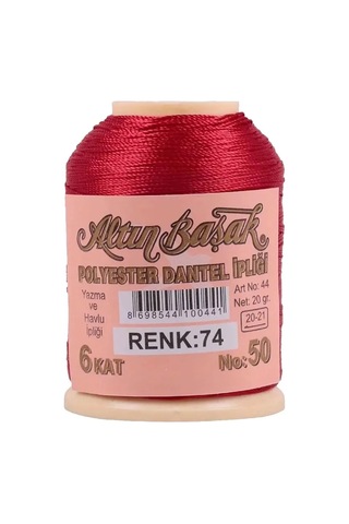 Jenerik 3 Adet Altınbaşak Oya Ve Dantel İpi 20 Gr - Royaleks - No: 074