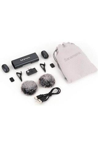 Saramonic Air Se Type-c 2 Kişilik Kablosuz Yaka Ve El Mikrofonu