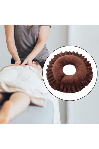 Suntek Boyun Yastığı U Şekilli Yıkanabilir Kahverengi Kahverengi