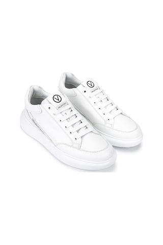Mario Valentino Erkek Hakiki Deri Beyaz Sneakers & Spor Ayakkabı 1040 95j2302 Erk Ayk Sk25-26 Bıanco