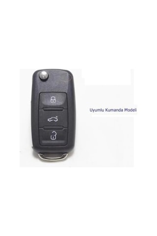 Vw Jetta Golf Uyumlu Passat Uyumlu Polo Uyumlu Caddy Uyumlu Tiguan Silikon Anahtar Kılıfı (481079829)