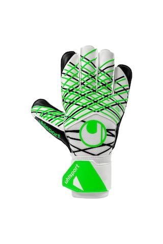 Beyaz - Siyah - Fosforlu Yeşil Uhlsport Futbol Kaleci Eldiveni Soft Advanced 101136901 Beyaz - Siyah