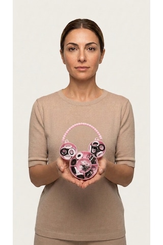 Universal Mickey Mouse Figürlü Kız Çocuk Toka Seti Çok Renkli