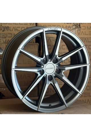 5 112 18 8.0 Et33 Ch72.6 Matt Gun Metal Arceo Monaco Jant