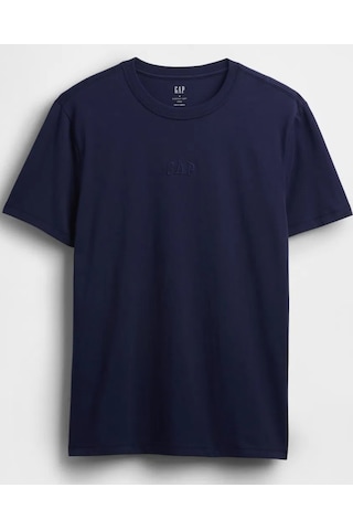 Gap Everyday Soft Gap Mini Logo T-shirt 799323 Kısa Kol Tişört Erkek T-shirt Lacivert