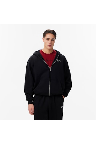 Karl Kani Small Chest Signature Essential Oversized Zip Erkek Siyah Sweatshirt Km-zh021-001 Siyah