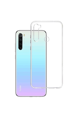 Xiaomi Redmi Note 8 Kılıf Şeffaf Silikon Tam Koruma Hibrit