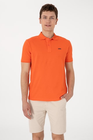 U.S. Polo Assn. Erkek Regular Fit Polo Yaka Nar Çiçeği Basic Tişört 50306007-VR039