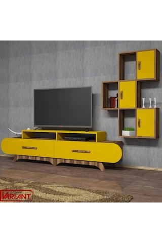 Variant Flora Duvar Raflı Tv Ünitesi (210589045)