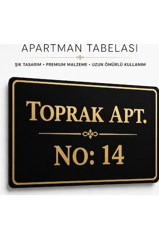 Apartman Tabelası - Apartman İsimliği