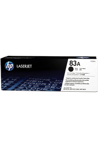 Hp 83A Cf283A Siyah Toner Hp 83A Cf283A Siyah Toner