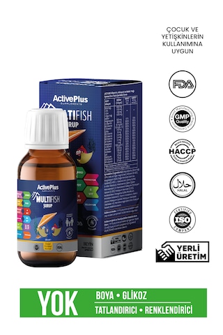 Active Plus Multifish Şurup 150 Ml