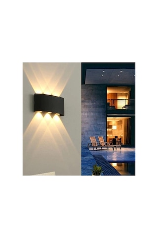 Cata Ct-8011 10 W Haiti Çift Yönlü Led Aplik Siyah