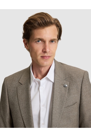 Pierre Cardin Açık Kahverengi Slim Fit Takım Elbise 50295825-vr002