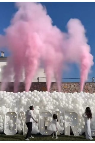 Baby Shower Cinsiyet Tüpü Pembe Tüm Yaşlar