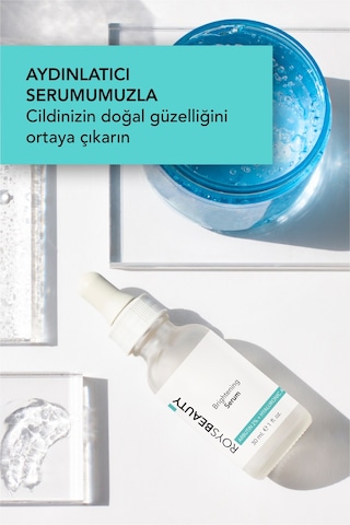 Roys Beauty Aydınlatıcı Cilt Bakım Serumu 30 ML