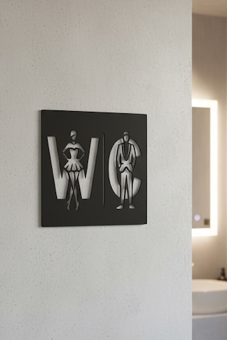 Wc Tabelası, Tuvalet Levhası, Kadın Erkek Tabela, Yönlendirme Levhaları 43