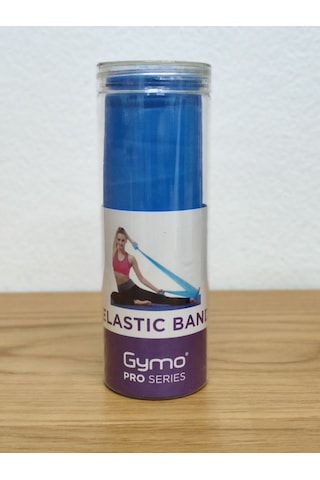 Gymo Egzersiz Pilates Yoga Esnetme Bandı Direnç Lastiği Mavi