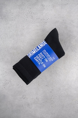 ISILDUR  Erkek Organik Pamuklu 3 Lü Paket Siyah Çorap