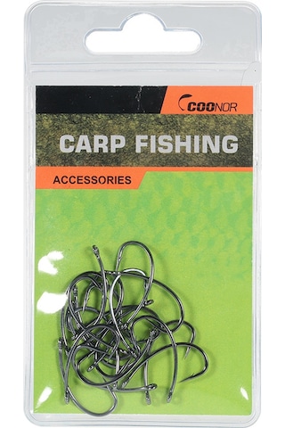 Jeehugo 20 Adet Karbon Çelik 4 Numara Eğik Saplı Balık İğnesi - Dışarıda Balık Tutmak İçin Ideal