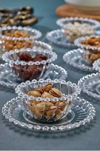 Yakut 12 Parça Boncuk Çerezlik 6115 Şeffaf