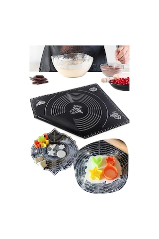 Hamur Matı Açma Silikon Silpat Hamur Açma Pasta Fırın Hamur Matı